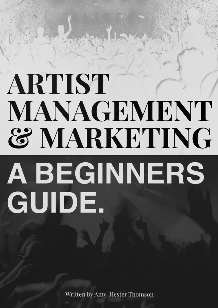 First page of Amy Thomson’s Artist Management and Marketing: A Beginner’s Guide
