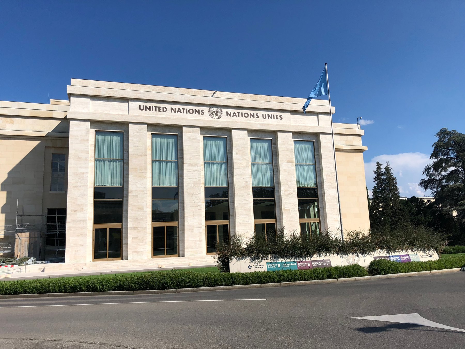 United Nations Geneva exterior context