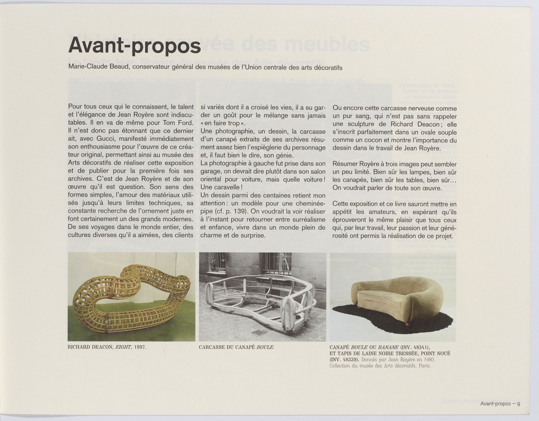 Jean Royere Decorateur a Paris archival spread
