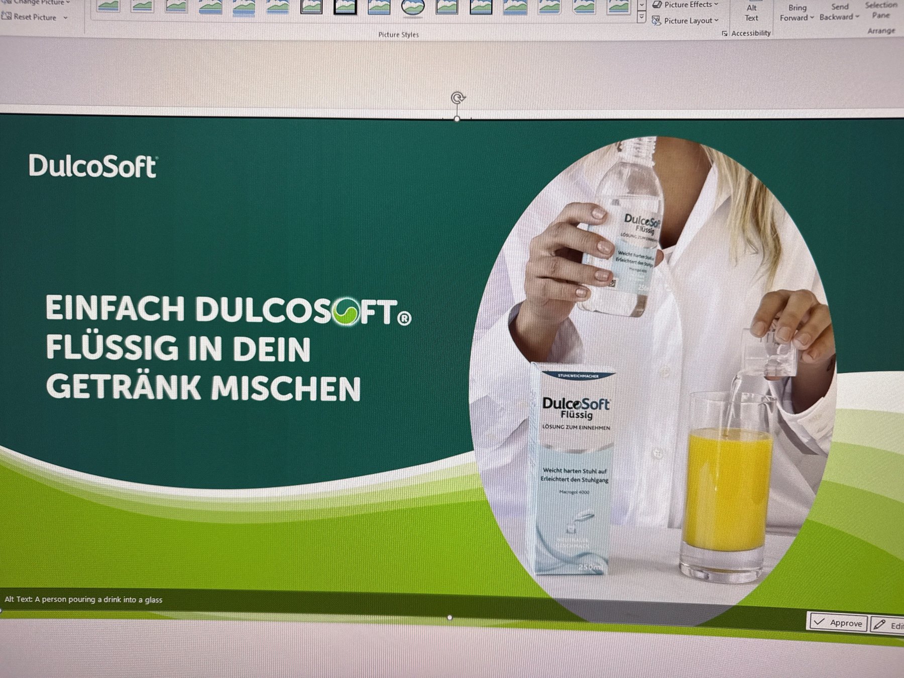 DulcoSoft market communication visual