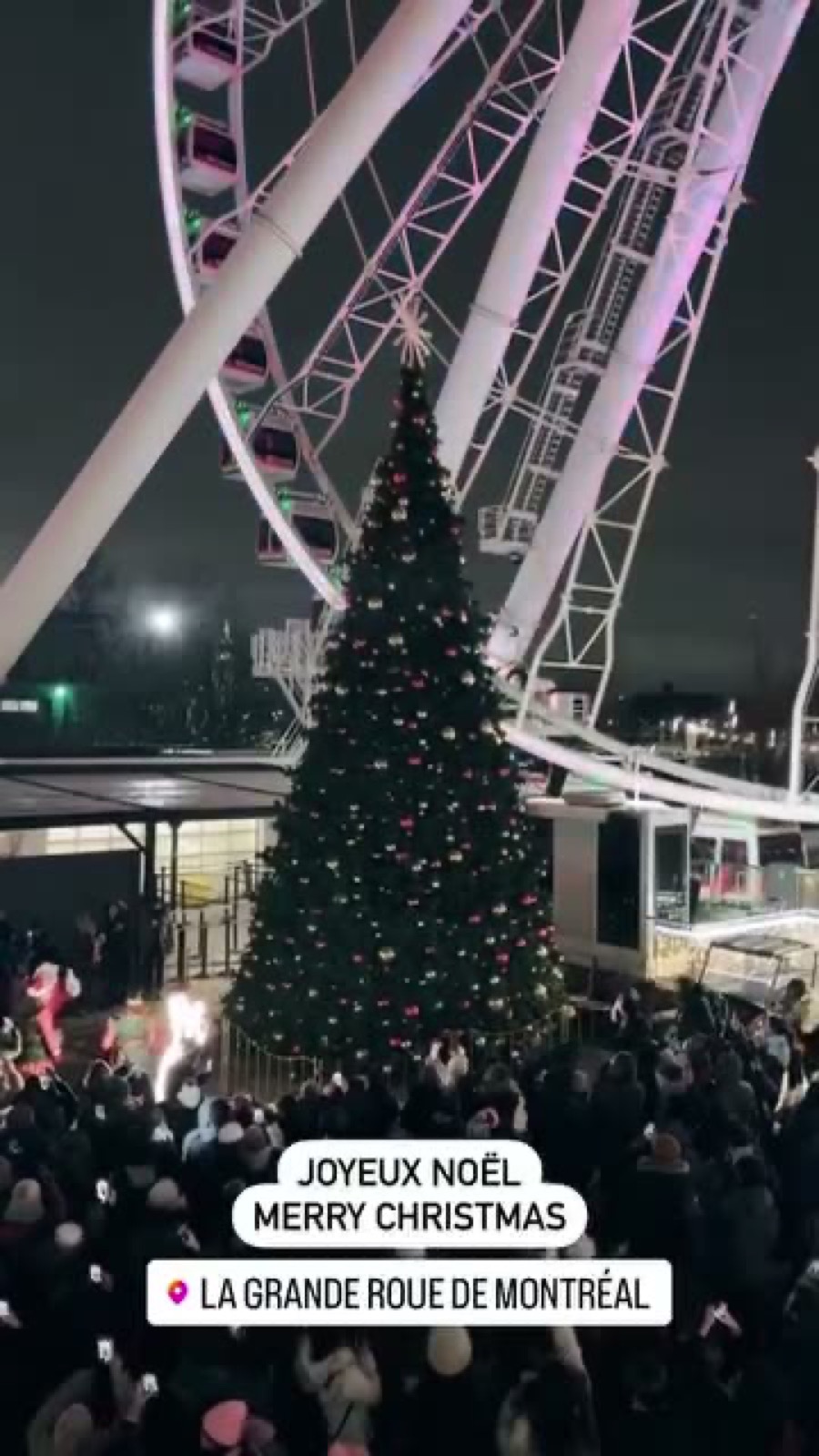 La Grande Roue de Montreal holiday activation