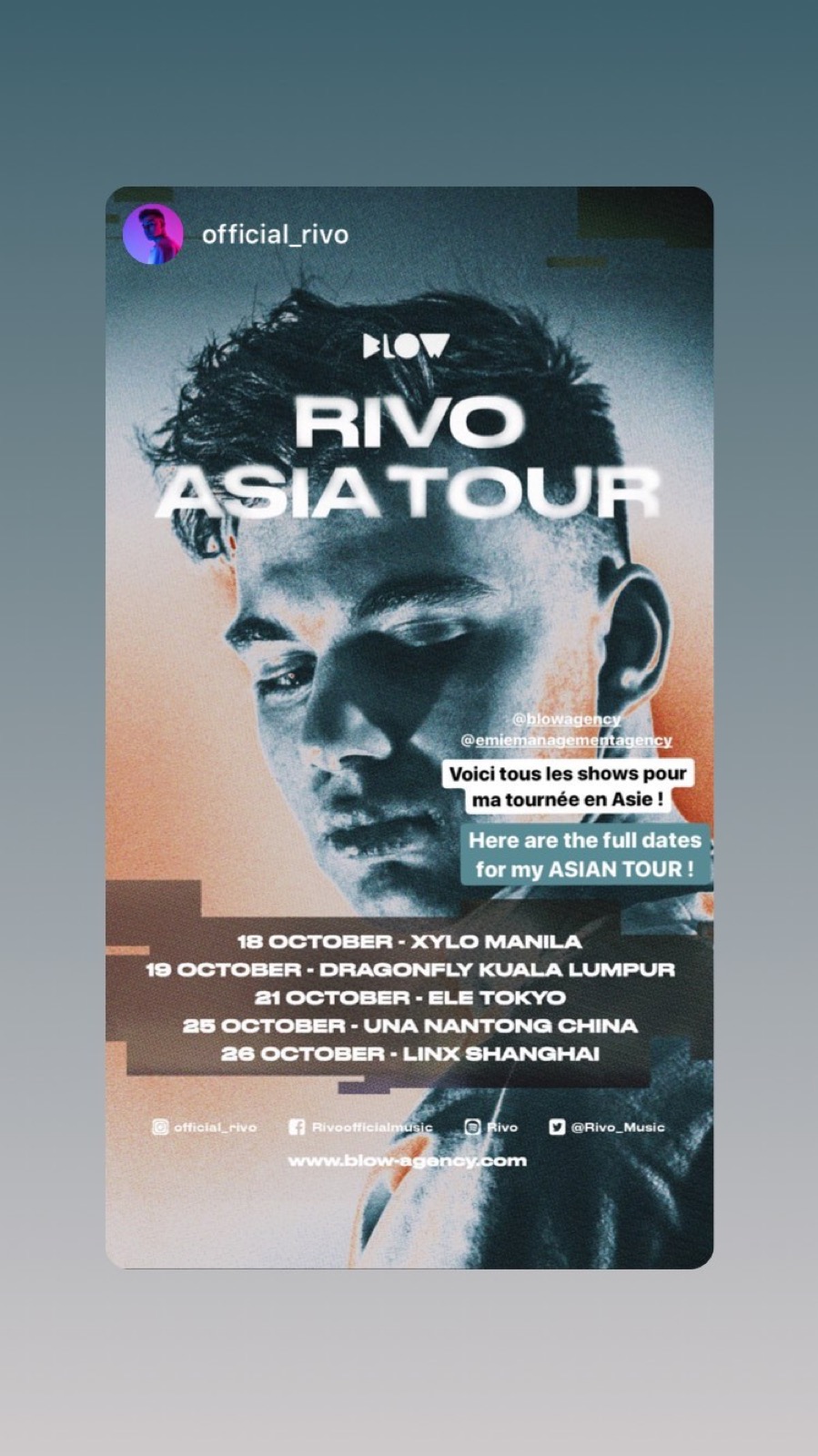 Asia Tour poster