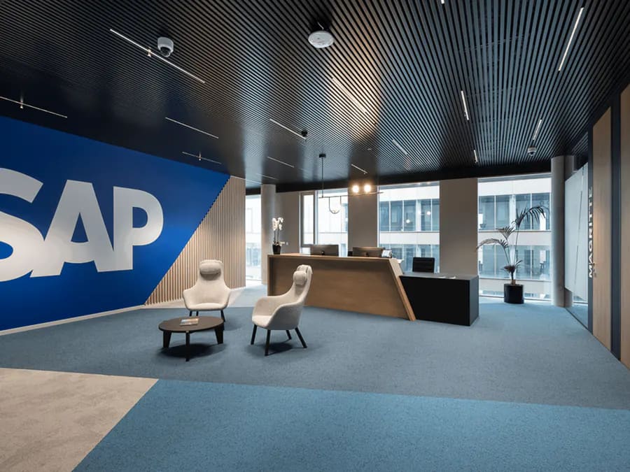 Intérieur des bureaux de SAP